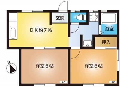 部屋によって間取りの差異がございます。