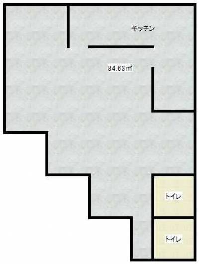 愛知県蒲郡市 シイクレットガーデンビル1Aの間取り図