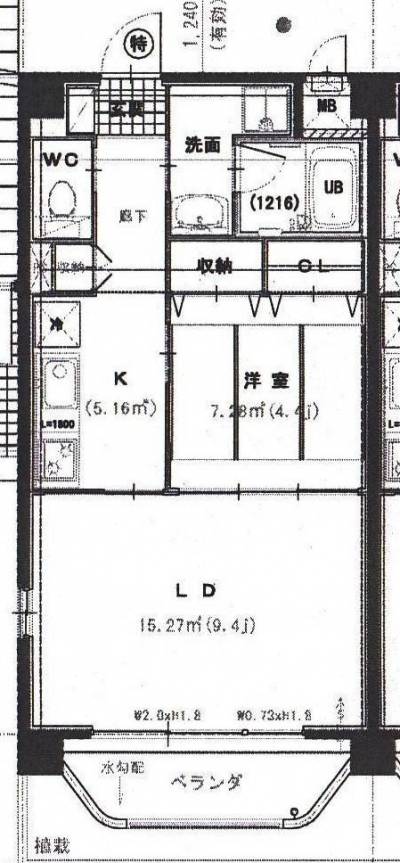 間取り図です。