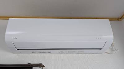 新品：エアコン。