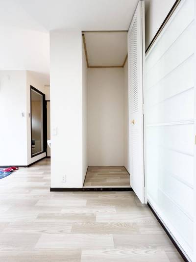 DKにも扉付き収納があります！