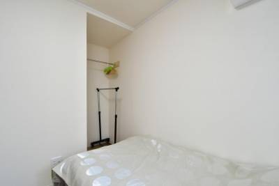 収納スペースは死角になっているのですっきり見えます