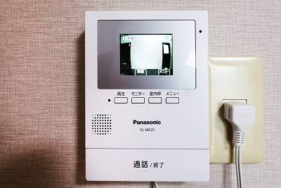 TV付インターフォンで安心です