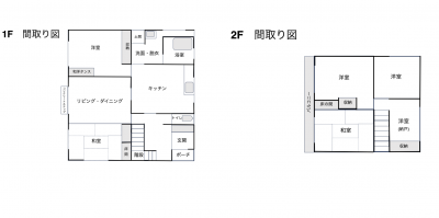 北海道岩見沢市 北４条西１５丁目　貸家の間取り図