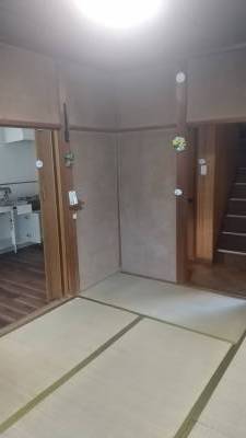 1階和室です。パネルドアで区切られているので、広く使えます。