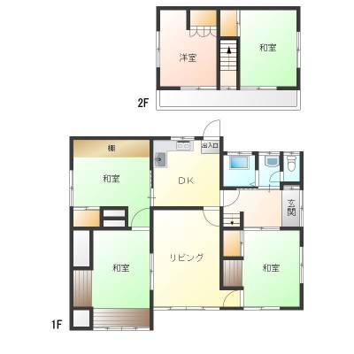 広々5LDK事務所倉庫等も可能