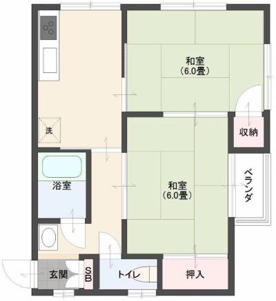 使いやすい和室中心の落ち着いた間取りです