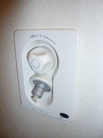 壁面内臓洗濯水栓