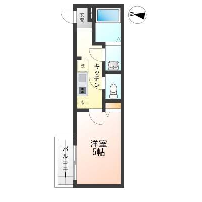 埼玉県川口市 Ｓｏｌａｒｉａ川口元郷3階の間取り図