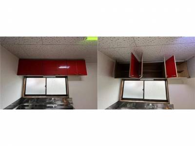 キッチン２　おしゃれなクロス