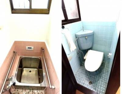お風呂は追い炊きできます。トイレはウオシュレット付です。