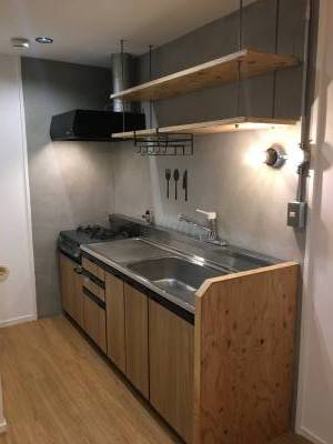 キッチンも広々、オシャレで収納もたっぷり