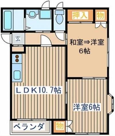 全室フローリング