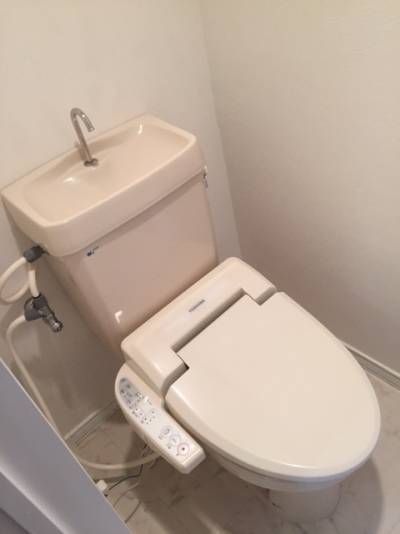トイレは洗浄機つきです