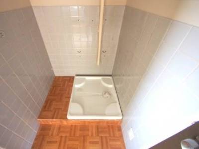 洗濯機が室内に置けるのはうれしい設備