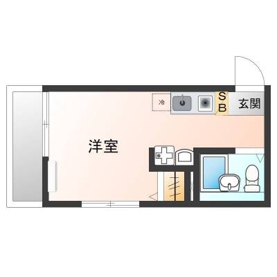 2面採光で明るい室内