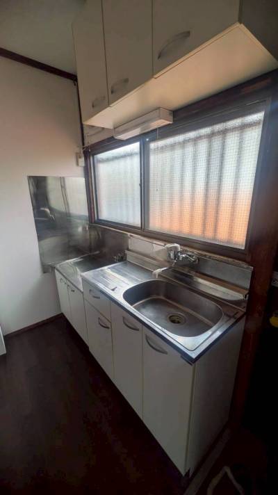 ガスコンロ設置可能なキッチン