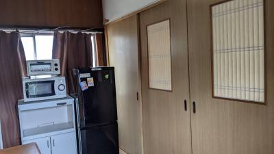 寝室を間仕切り