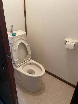 トイレも広くて新しいです！