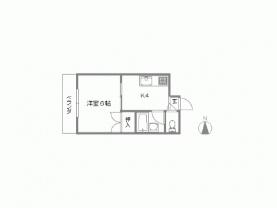 大阪府大阪市都島区 東洋プラザ桜の宮217の間取り図
