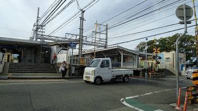 徒歩５分の阪神武庫川駅（尼崎市側）