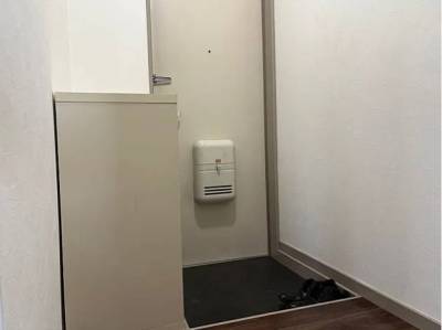 シューズラック付きで玄関も片付きます