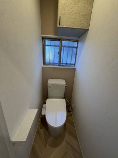 便器とウォシュレットは新設です。