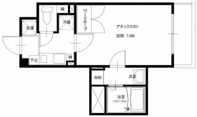 東向きで陽当り抜群、独立洗面台、広い収納スペース付き