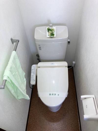 温水便座付きですよー
