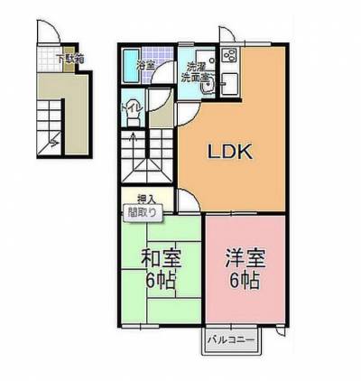 南向きの明るいお部屋です(左右反転タイプになります）