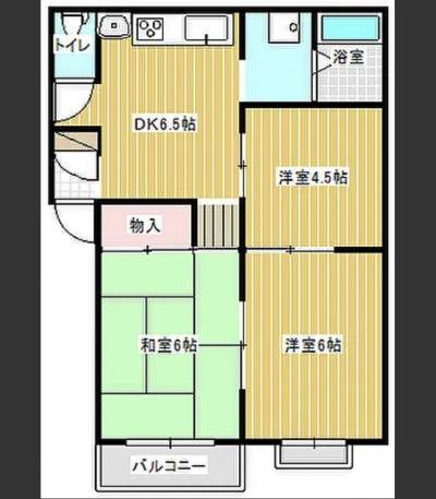 茨城県取手市 フィオーレ101号室の間取り図