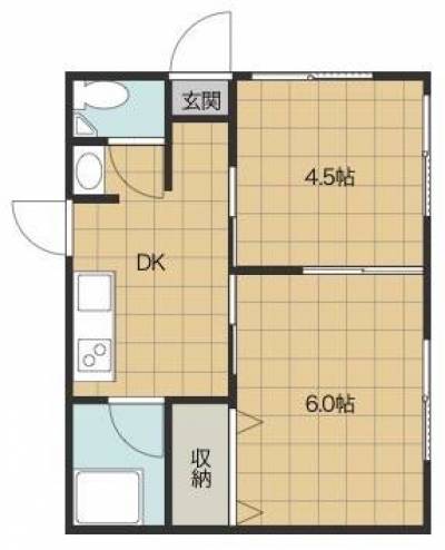 神奈川県厚木市 OCHIAI  APART102の間取り図