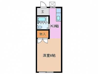 三重県鈴鹿市 ポポラーレ鈴鹿107の間取り図