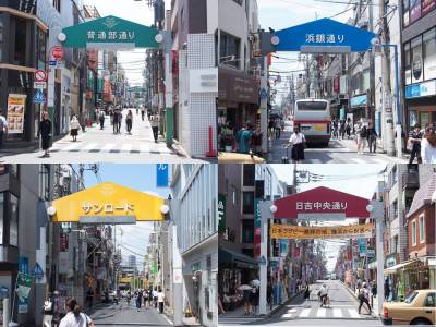 買い物便利　日吉商店街　徒歩園内距離：480m