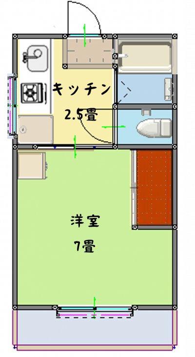 2面採光で南向き！日当たりの良いお部屋です♪