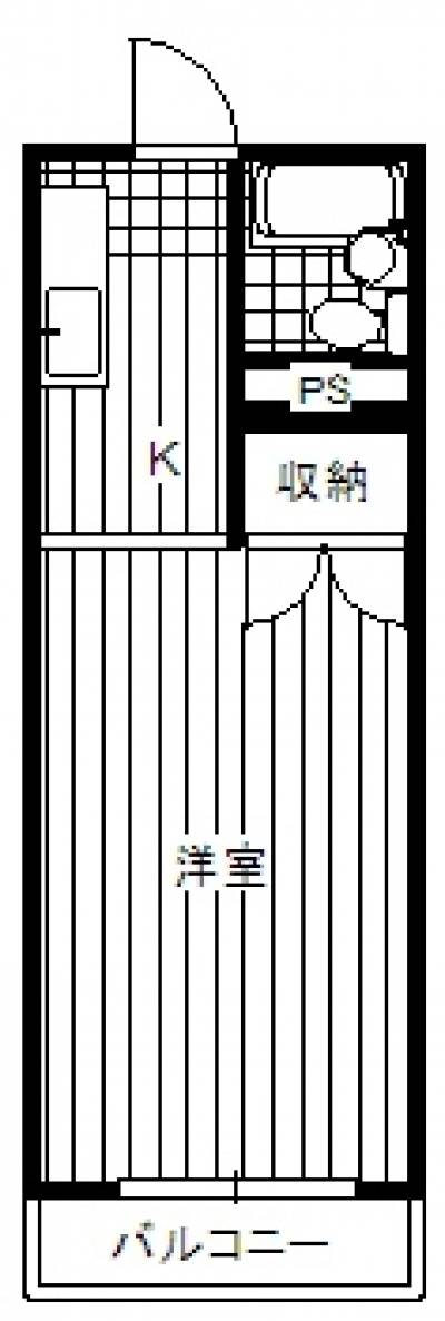 神奈川県相模原市中央区 ナインズコアモーリス201の間取り図