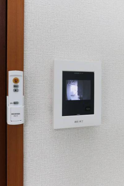 TVモニターホン付きですのでセキュリティ安心です。