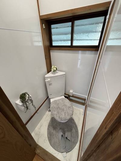 トイレもきれいにしました。