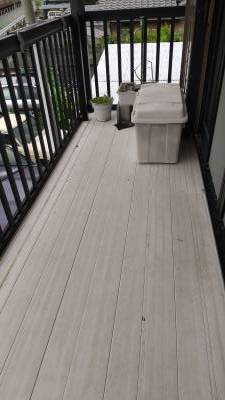 南側ベランダ、北側にもあります。