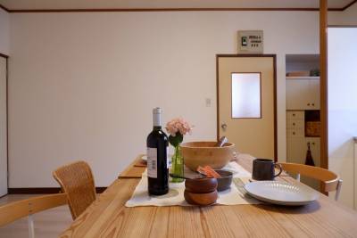 広いダイニングで素敵な食卓を囲みましょう。