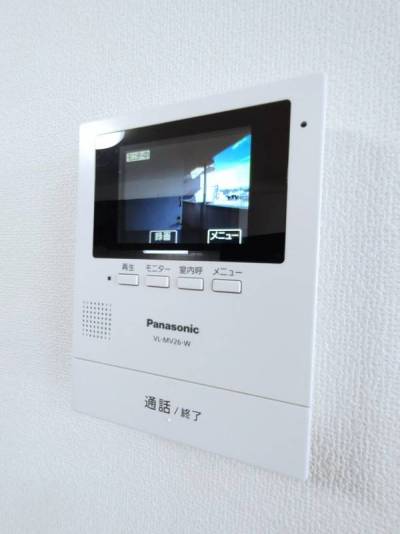 来訪者を確認できるTVモニターホン