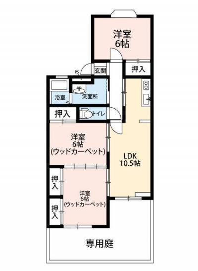 ペットも喜ぶとっても広々な間取りです！