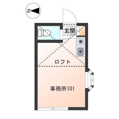 神奈川県横浜市保土ケ谷区 ネット無料　特典あり　西谷リンドバーグの丘　築浅101号室　角部屋の間取り図