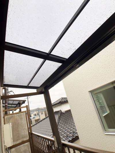2021年雨除け屋根新規設置！