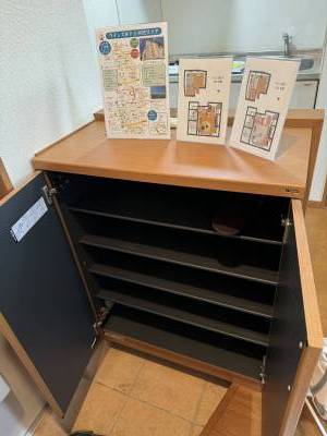 たっぷり収納できるシューズボックス！