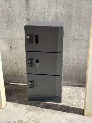 宅配ボックス設置予定の場所です。