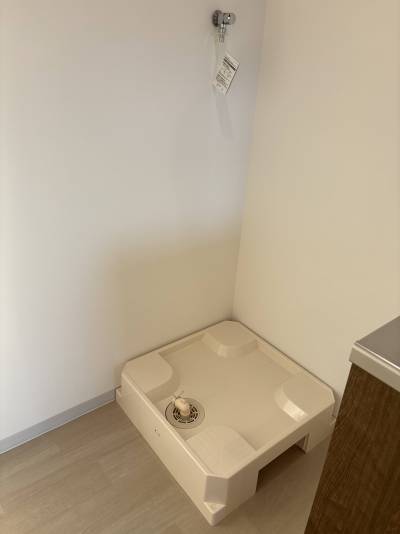 屋内洗濯機置き場♪