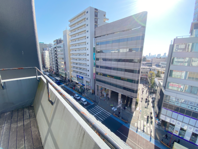 ベランダからの眺めです