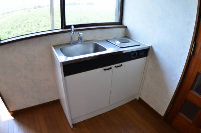 新宅ミニキッチン。