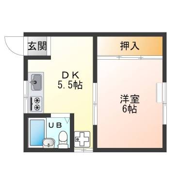 広島県山県郡北広島町 ベラ・フォレスタ千代田101の間取り図